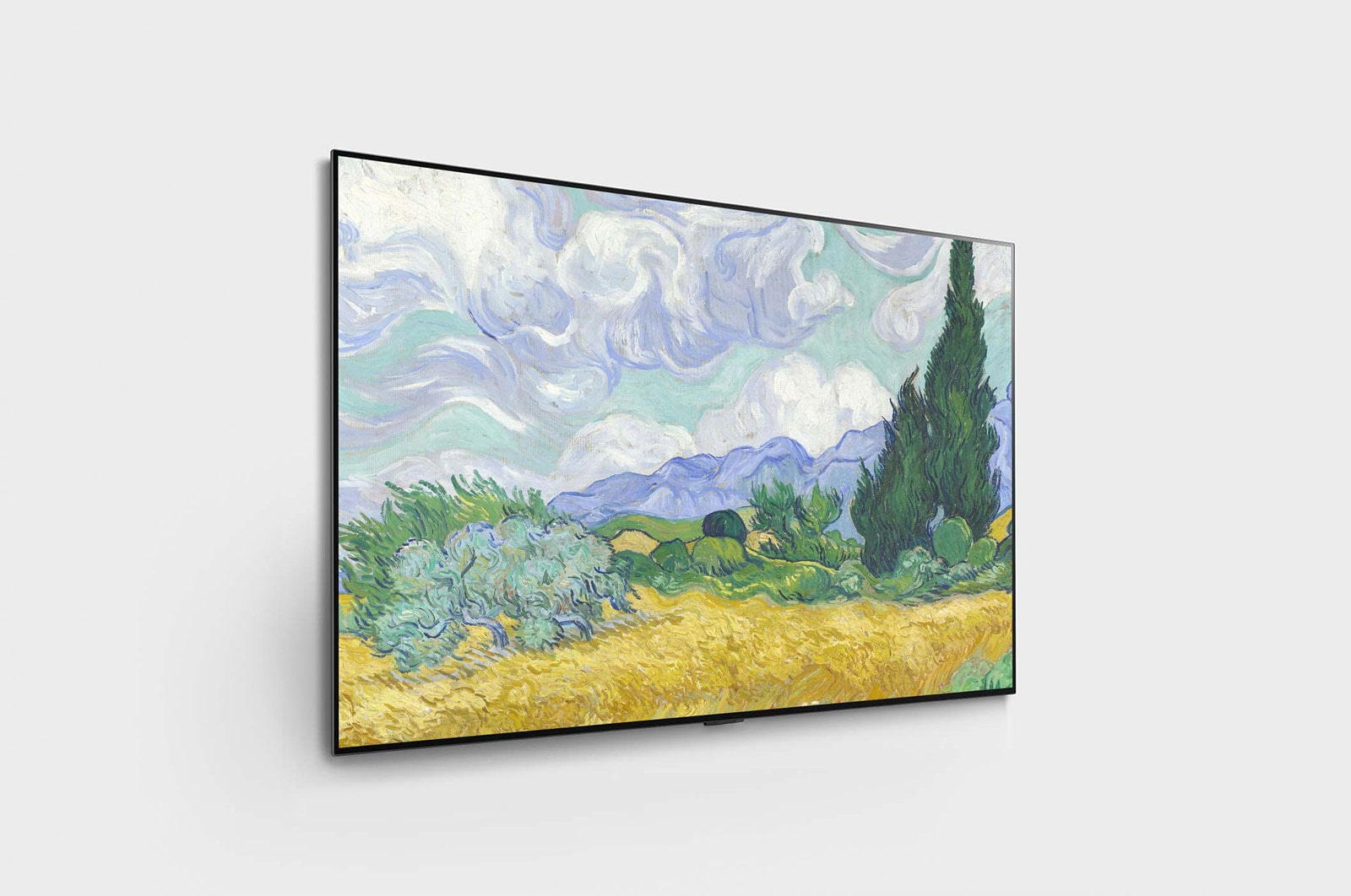 LG OLED TV 65 Inch G1 Series, Gallery Design 4K Cinema HDR WebOS Smart AI ThinQ Pixel Dimming, OLED65G1PVA