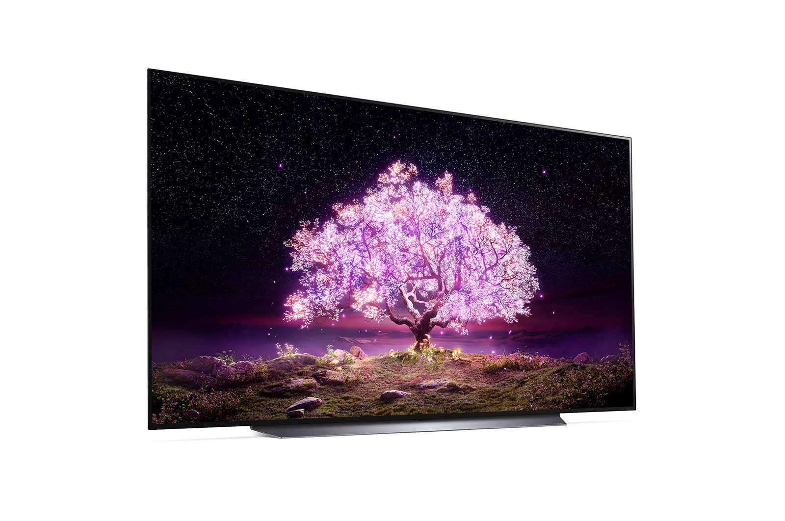 LG OLED TV 83 Inch C1 Series, Cinema Screen Design 4K Cinema HDR WebOS Smart AI ThinQ Pixel Dimming, OLED83C1PVA