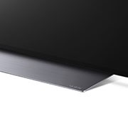 Close up view of stand
