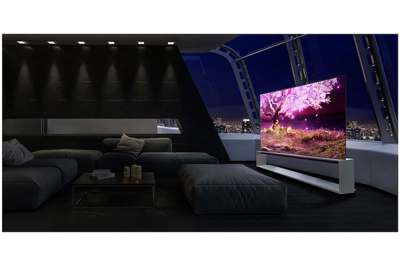 LG OLED TV 88 Inch Z1 Series Gallery Design Cinema HDR WebOS Smart ThinQ AI 8K Pixel Dimming, OLED88Z1PVA