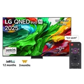 100 inch LG QNED evo AI QNED86 MiniLED 4K 120Hz Smart TV AI Magic remote webOS25 2025