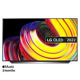 LG OLED TV 55 Inch CS Series, Cinema Screen Design  4K Cinema HDR WebOS Smart AI ThinQ Pixel Dimming