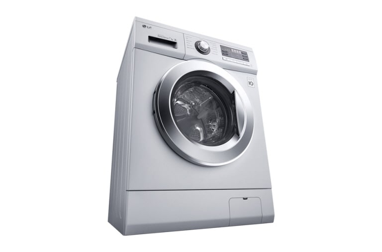 LG 7KG Front Loading Silver Washing Machine, F1296QD23