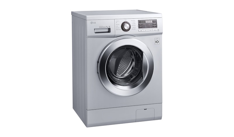 LG 7KG Front Loading Silver Washing Machine, F1296QD23