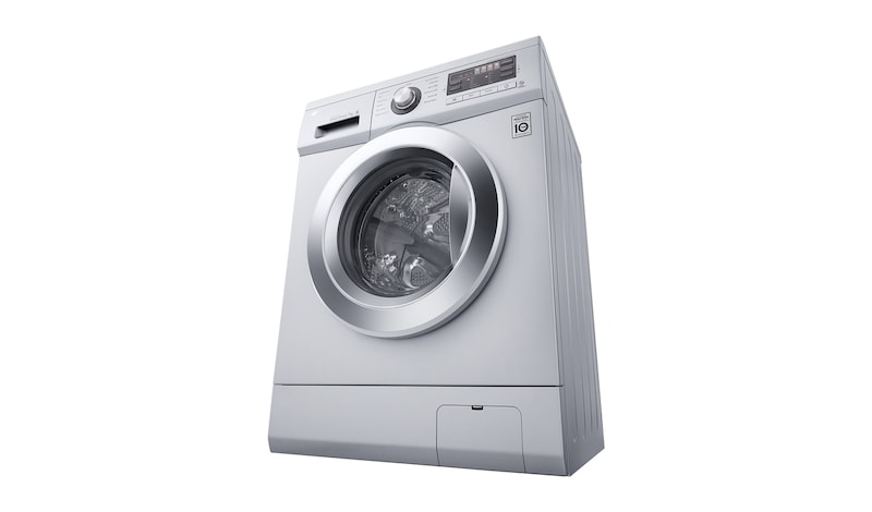 LG 7KG Front Loading Silver Washing Machine, F1296QD23