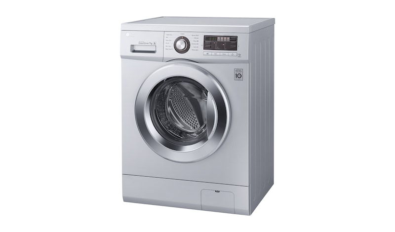 LG 7KG Front Loading Silver Washing Machine, F1296QD23