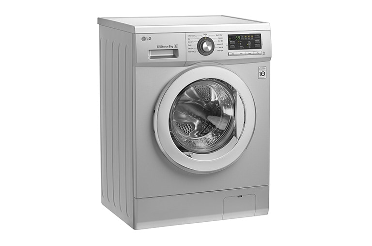 LG 8KG Front Loading Silver Washing Machine , F1496TD23