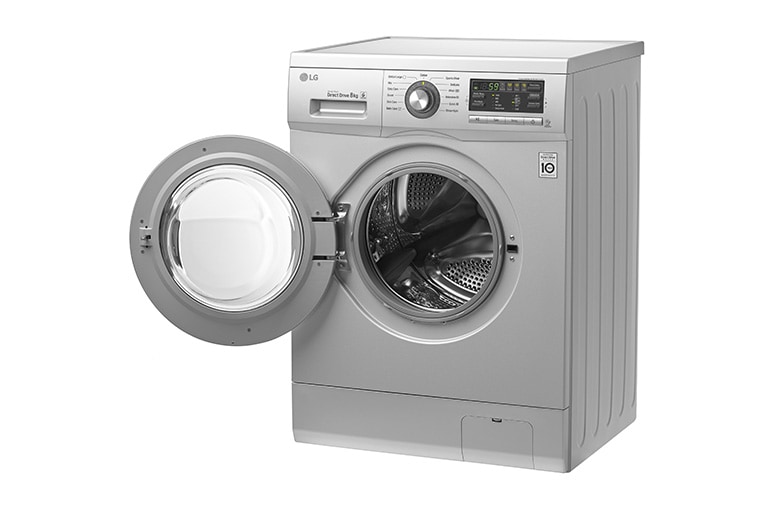 LG 8KG Front Loading Silver Washing Machine , F1496TD23