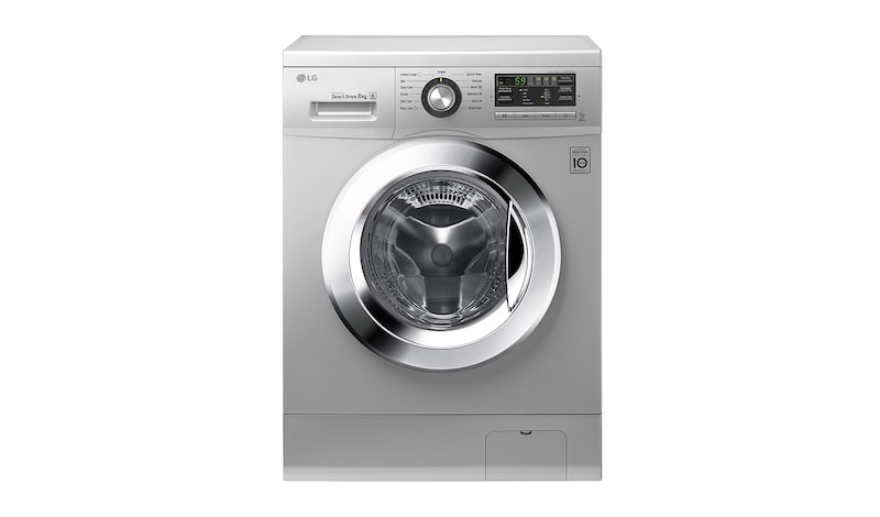 LG 8KG Front Loading Silver Washing Machine , F1496TD23