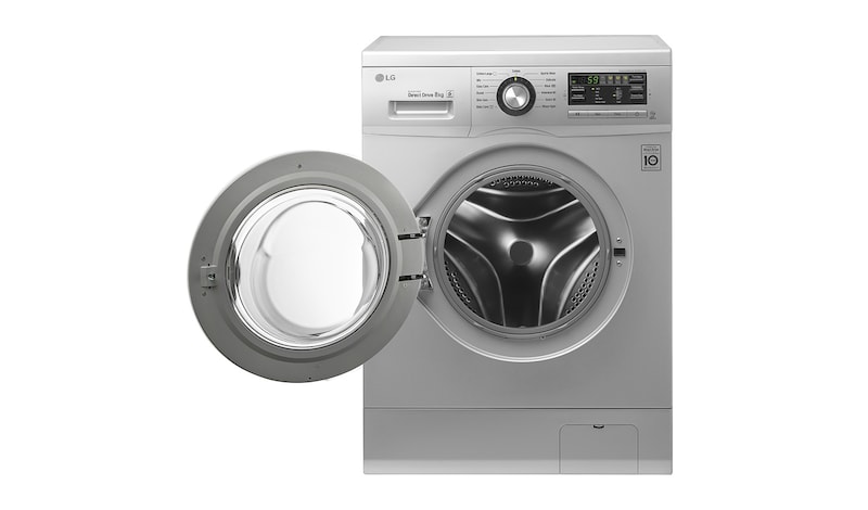 LG 8KG Front Loading Silver Washing Machine , F1496TD23