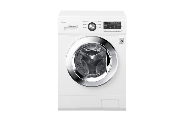 Front view of 9KG Front Loading Washing Machine LG F1496ZD23  F1496ZD23