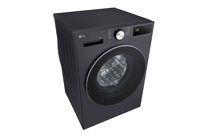 Detailed view of the detergent drawer