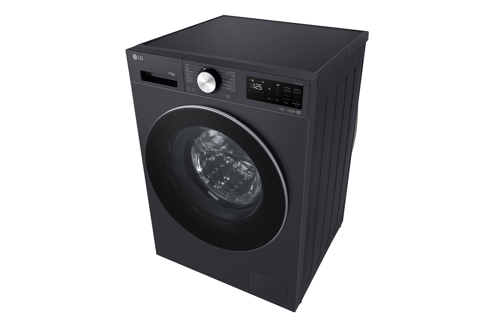 Detailed view of the knob and the display