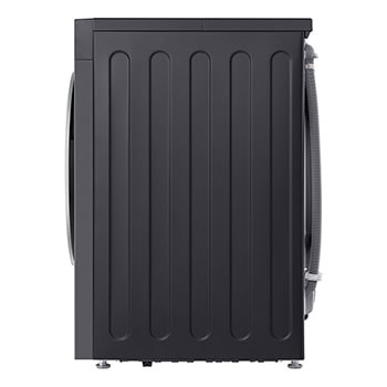 Left perspective view of of LG washer dryer combo