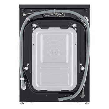 Rear view of LG washer dryer combo