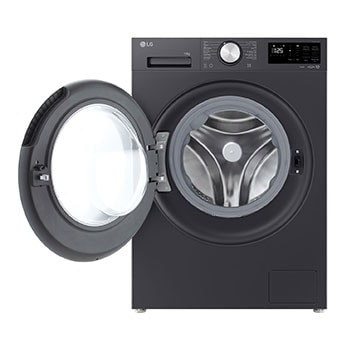 Front open view of LG front load washing machine