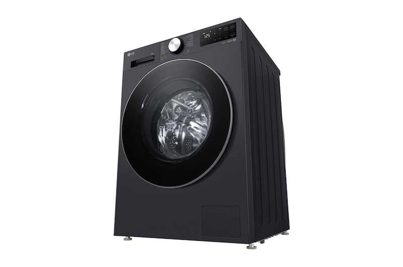 Right perspective view of of LG washer dryer combo