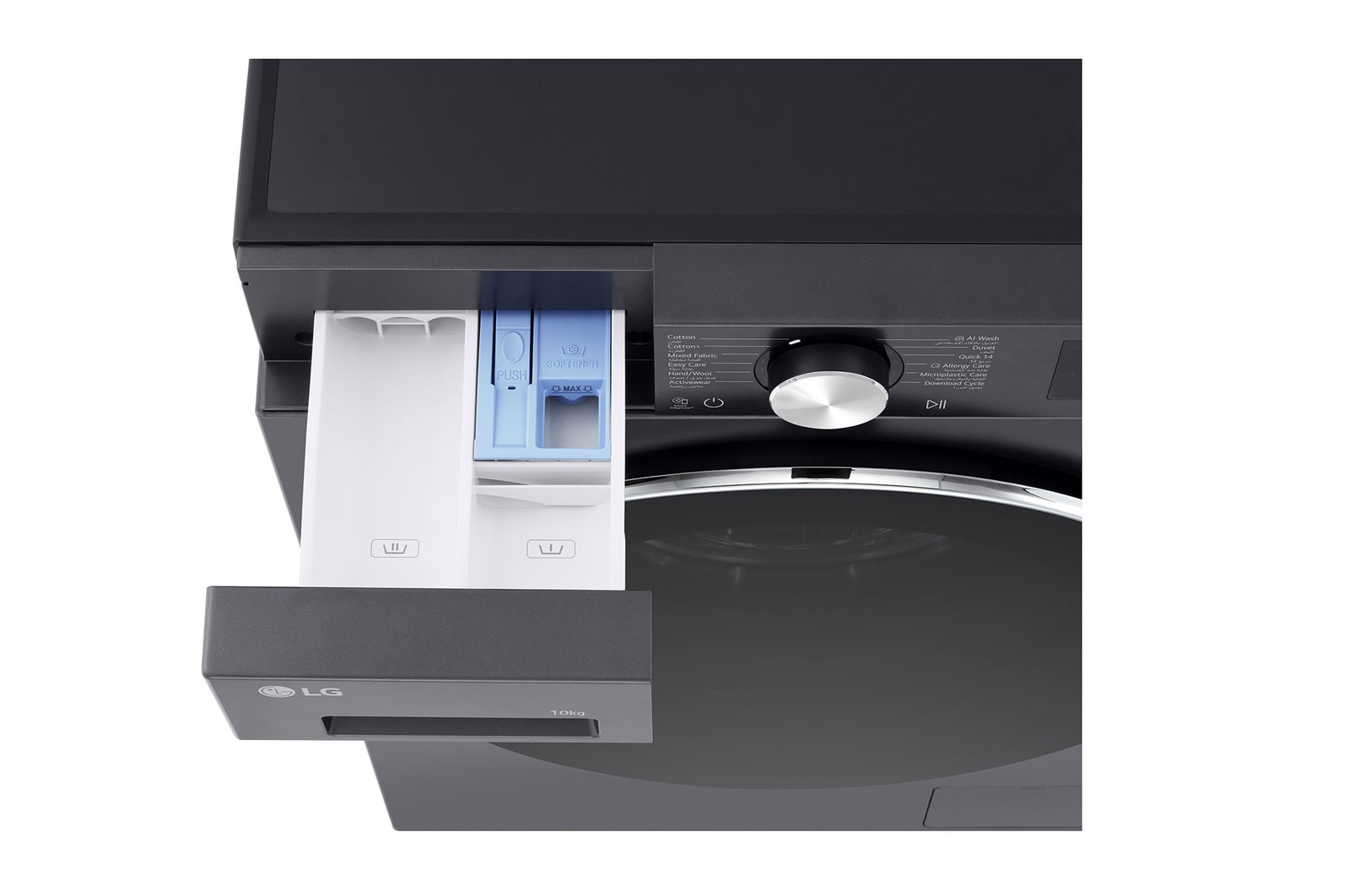 Image for dimension and installation of LG front load washing machine