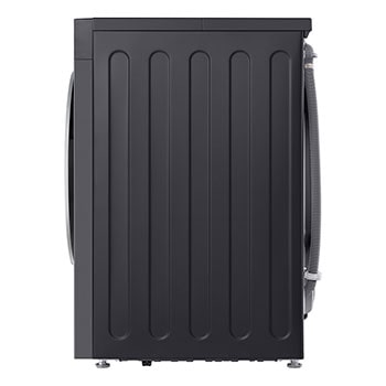 Left perspective view of of LG washer dryer combo