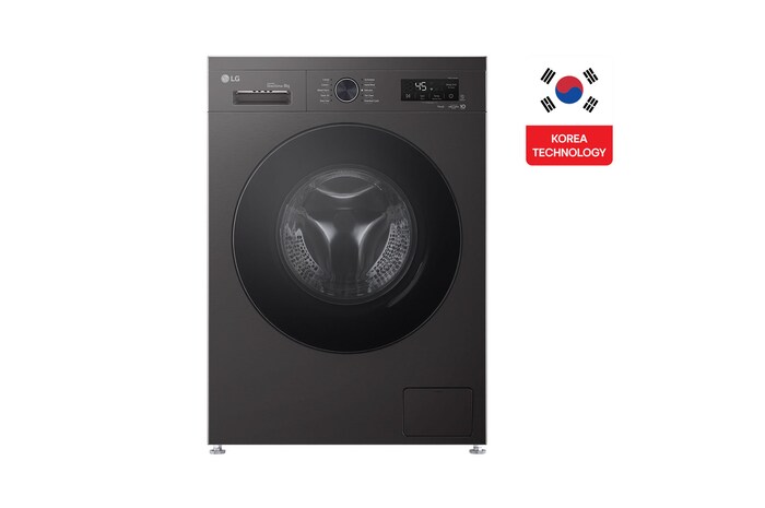 Front Image|LG 8 kg Front Load, 1400RPM, ThinQ (Wi-Fi)|F4Y2TYGYZ