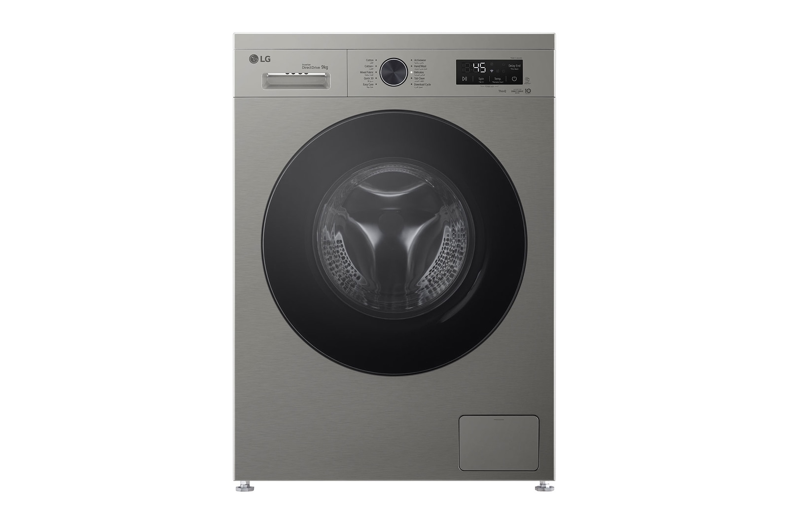 Front Image|LG 9 kg Front Load, 1400RPM, ThinQ (Wi-Fi)|F4Y2VYGYP