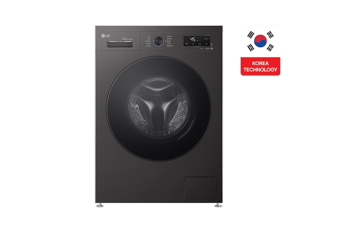 Front Image| LG 9 kg Front Load, 1400RPM, ThinQ (Wi-Fi)|F4Y2VYGYZ