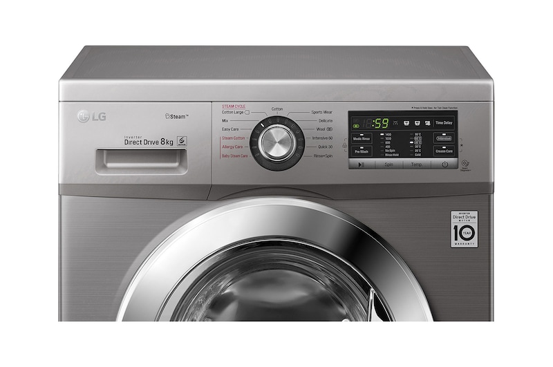 LG 8KG Steam Washing Machine Chrome Knob, FH4G6TDY6