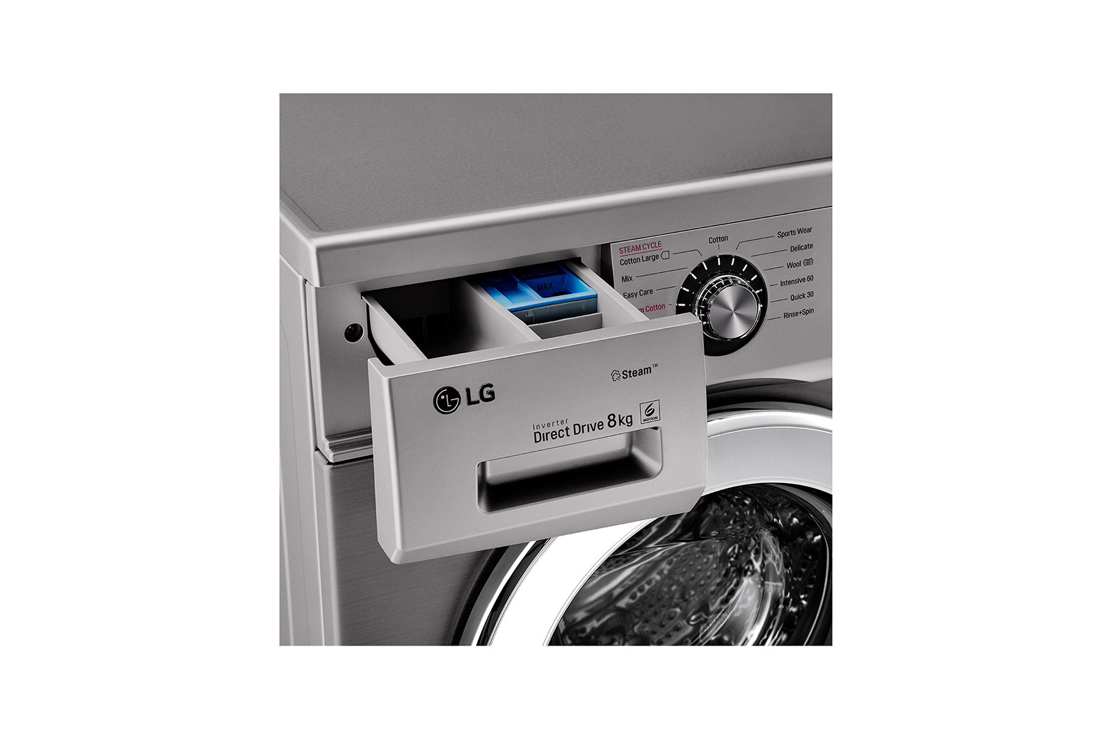 8KG Steam Washing Machine Chrome Knob FH4G6TDY6 LG EG