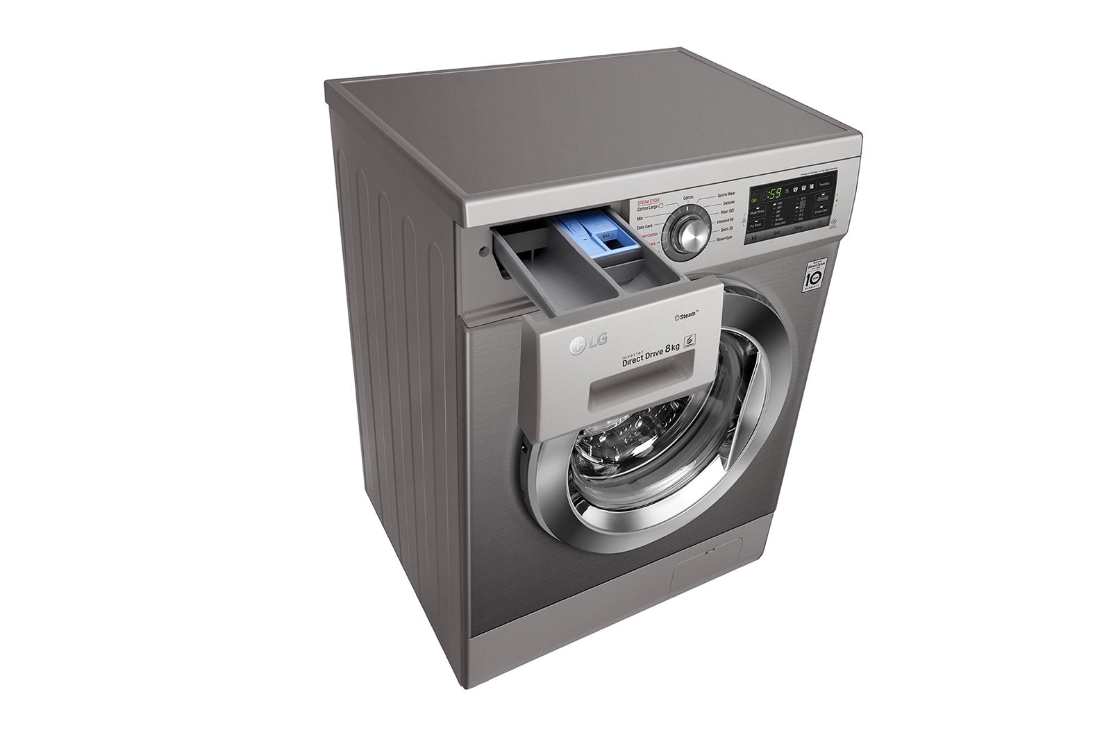 LG 8KG Steam Washing Machine Chrome Knob, FH4G6TDY6