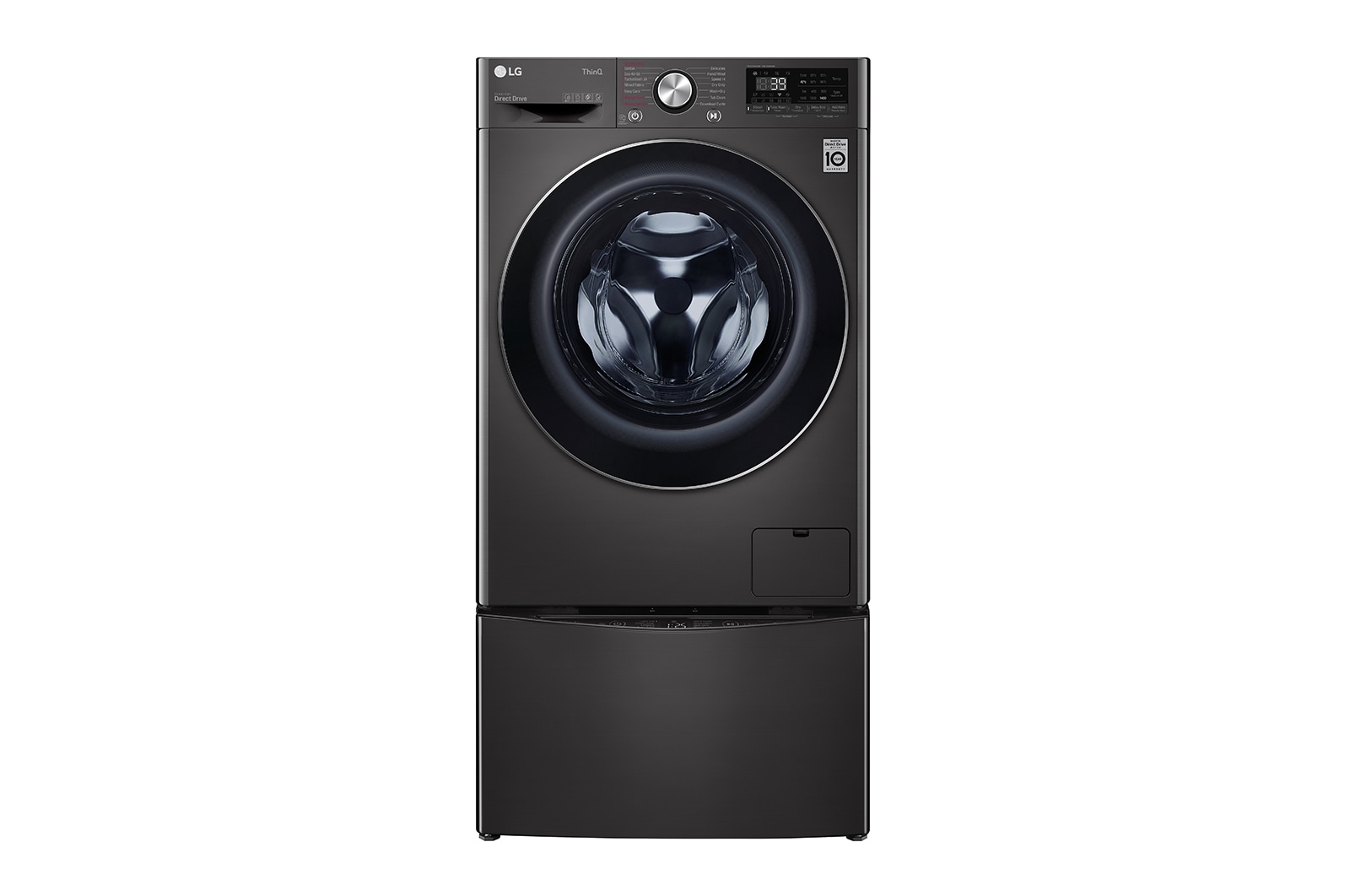 LG TWINWash™, Washer & Dryer, 12 / 8 Kg, AI DD™, 6 Motion Direct Drive, Steam™, ThinQ, FT015V9BL