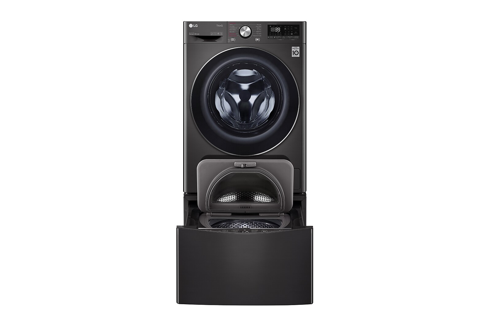 LG TWINWash™, Washer & Dryer, 12 / 8 Kg, AI DD™, 6 Motion Direct Drive, Steam™, ThinQ, FT015V9BL