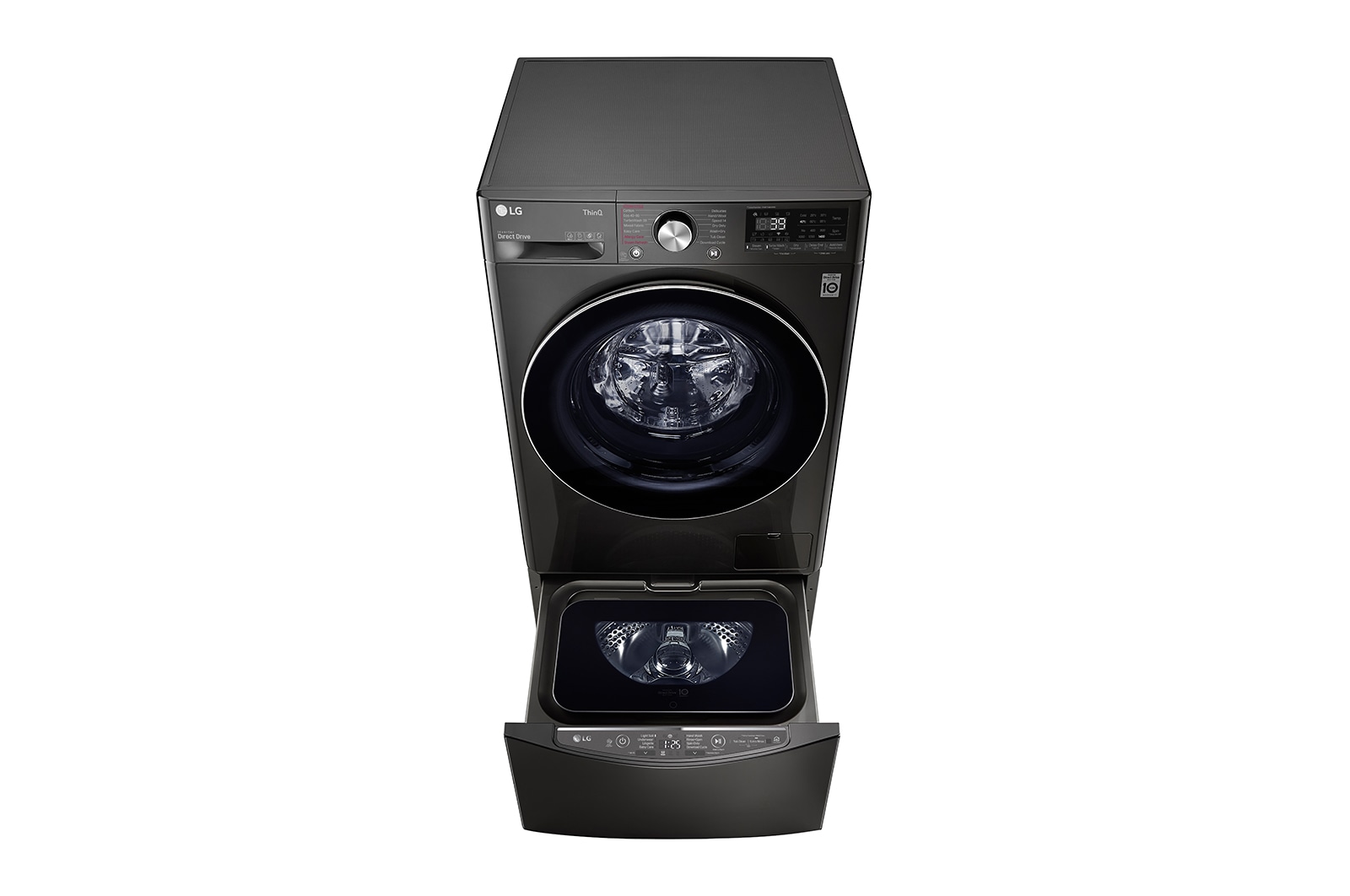 LG TWINWash™, Washer & Dryer, 12 / 8 Kg, AI DD™, 6 Motion Direct Drive, Steam™, ThinQ, FT015V9BL