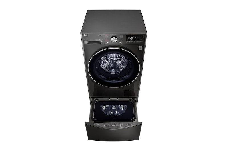 LG TWINWash™, Washer & Dryer, 12 / 8 Kg, AI DD™, 6 Motion Direct Drive, Steam™, ThinQ, FT015V9BL