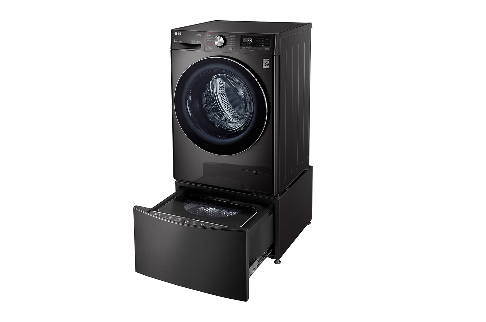 LG TWINWash™, Washer & Dryer, 12 / 8 Kg, AI DD™, 6 Motion Direct Drive, Steam™, ThinQ, FT015V9BL