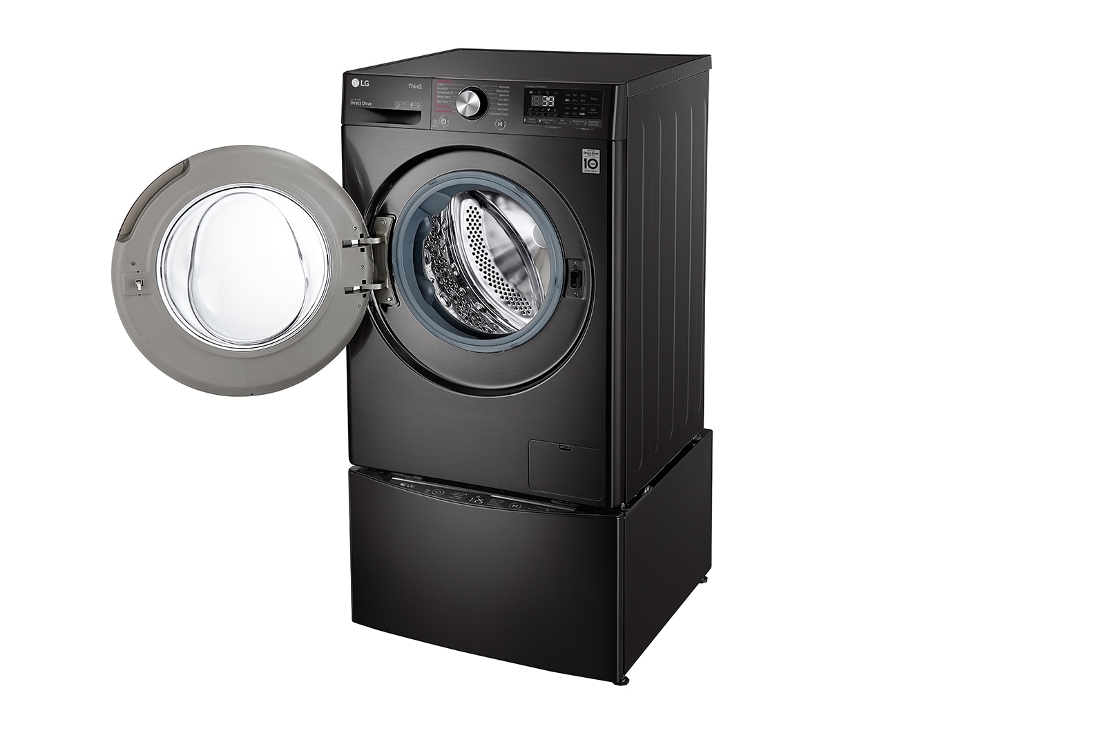 LG TWINWash™, Washer & Dryer, 12 / 8 Kg, AI DD™, 6 Motion Direct Drive, Steam™, ThinQ, FT015V9BL