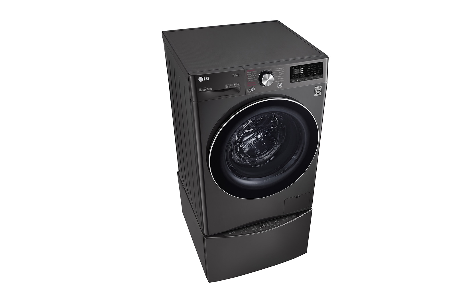 LG TWINWash™, Washer & Dryer, 12 / 8 Kg, AI DD™, 6 Motion Direct Drive, Steam™, ThinQ, FT015V9BL