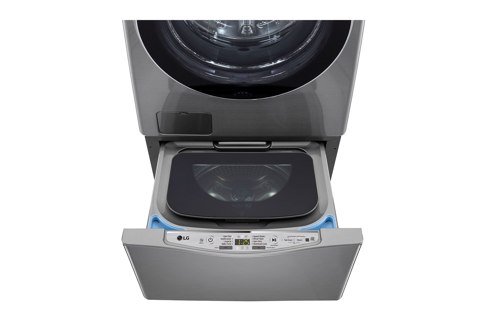 LG Washer 17.5kg + Dryer 8kg Wash Two Load with LG TWINWash™ Washing Machine, FT018TGES