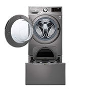 LG Washer 17.5kg + Dryer 8kg Wash Two Load with LG TWINWash™ Washing Machine, FT018TGES