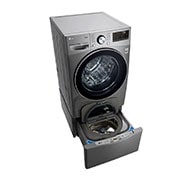 LG Washer 17.5kg + Dryer 8kg Wash Two Load with LG TWINWash™ Washing Machine, FT018TGES