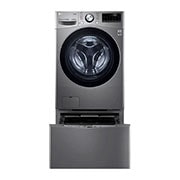 LG Washer 17.5kg + Dryer 8kg Wash Two Load with LG TWINWash™ Washing Machine, FT018TGES
