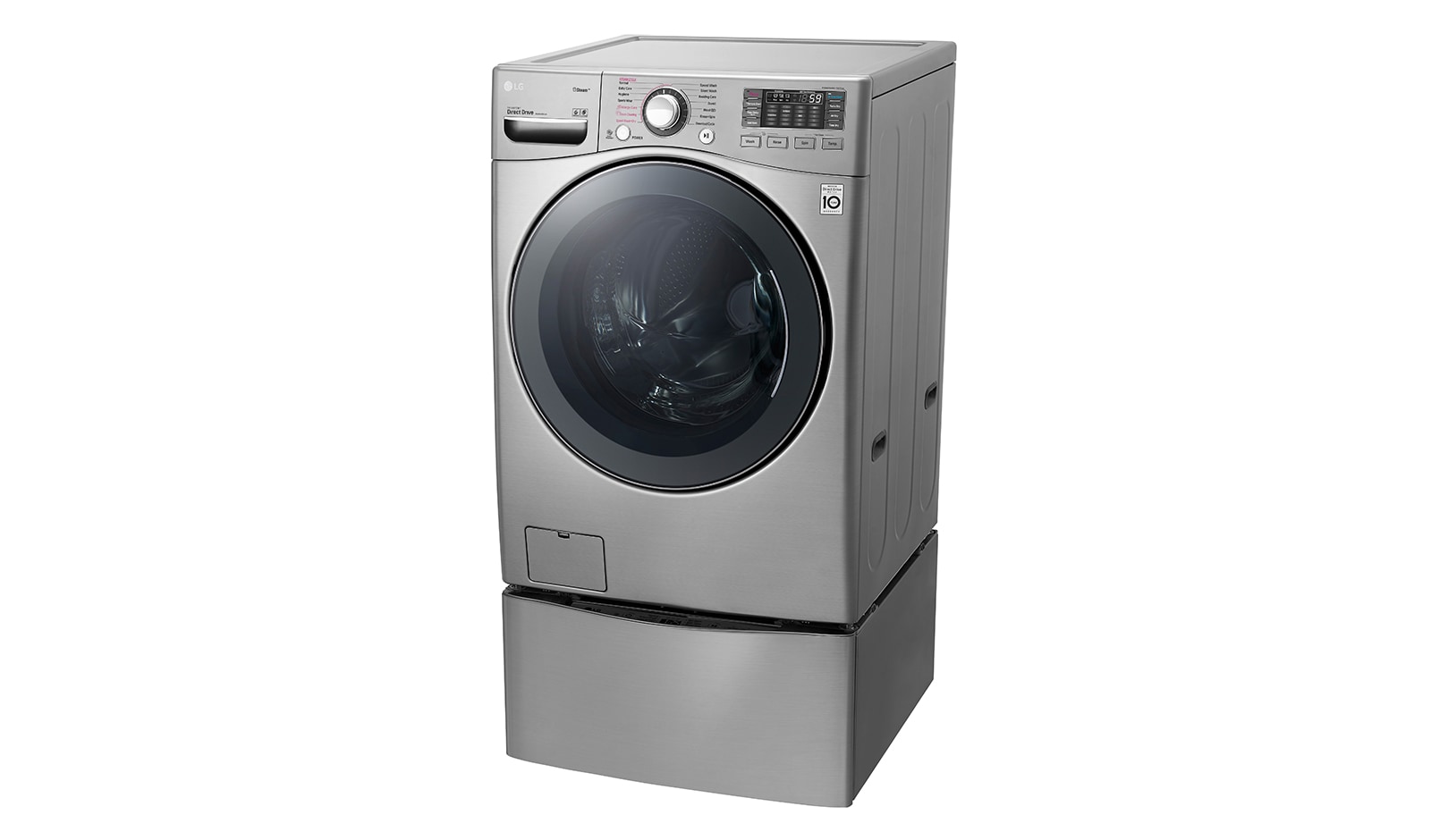 LG  18kg+ 3.5kg Wash Two Load with LG TWINWash™ Washing Machine, FT022K2SS