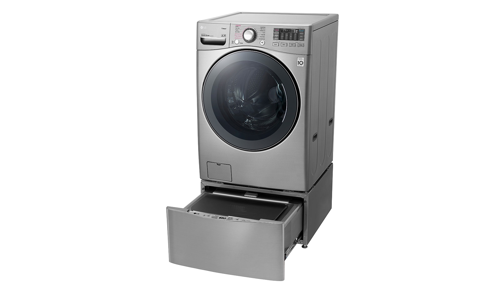 LG  18kg+ 3.5kg Wash Two Load with LG TWINWash™ Washing Machine, FT022K2SS