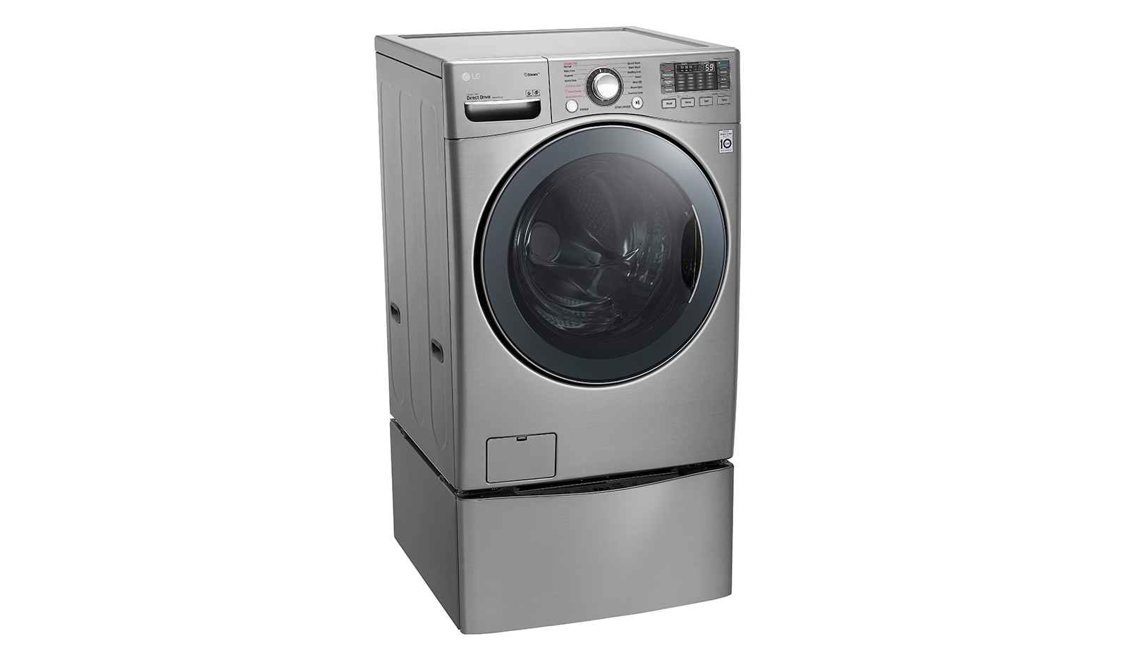 LG  18kg+ 3.5kg Wash Two Load with LG TWINWash™ Washing Machine, FT022K2SS