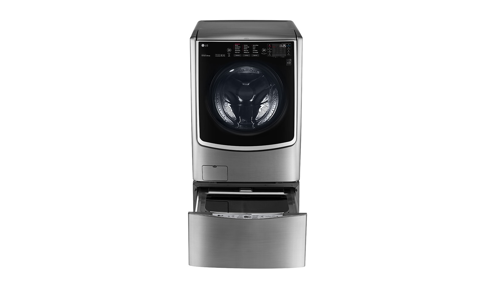 Front view of 21kg&#43; 3.5kg Wash Two Load with LG TWINWash™ Washing Machine FT025C9SS