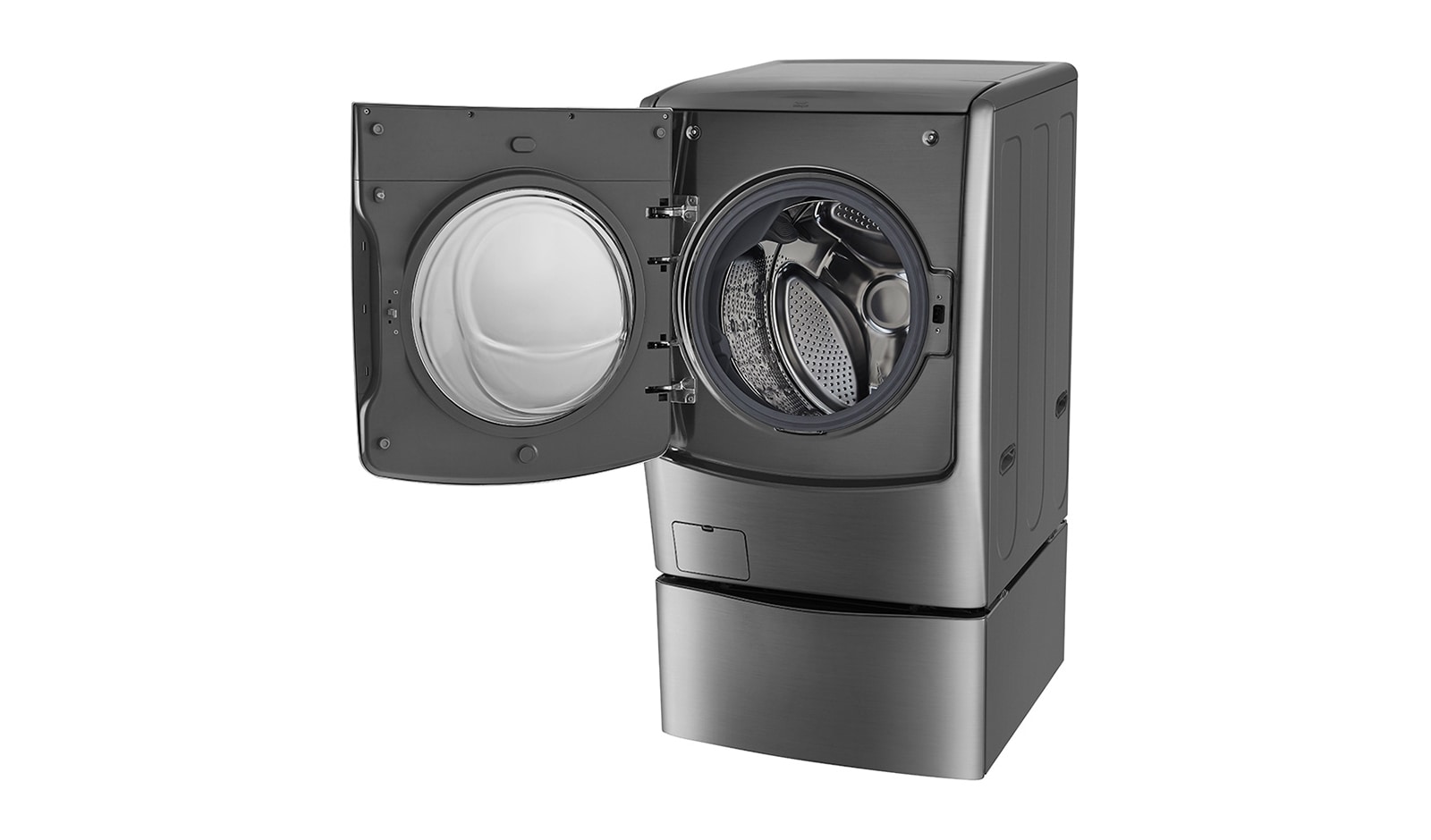LG 21kg+ 3.5kg Wash Two Load with LG TWINWash™ Washing Machine, FT025C9SS