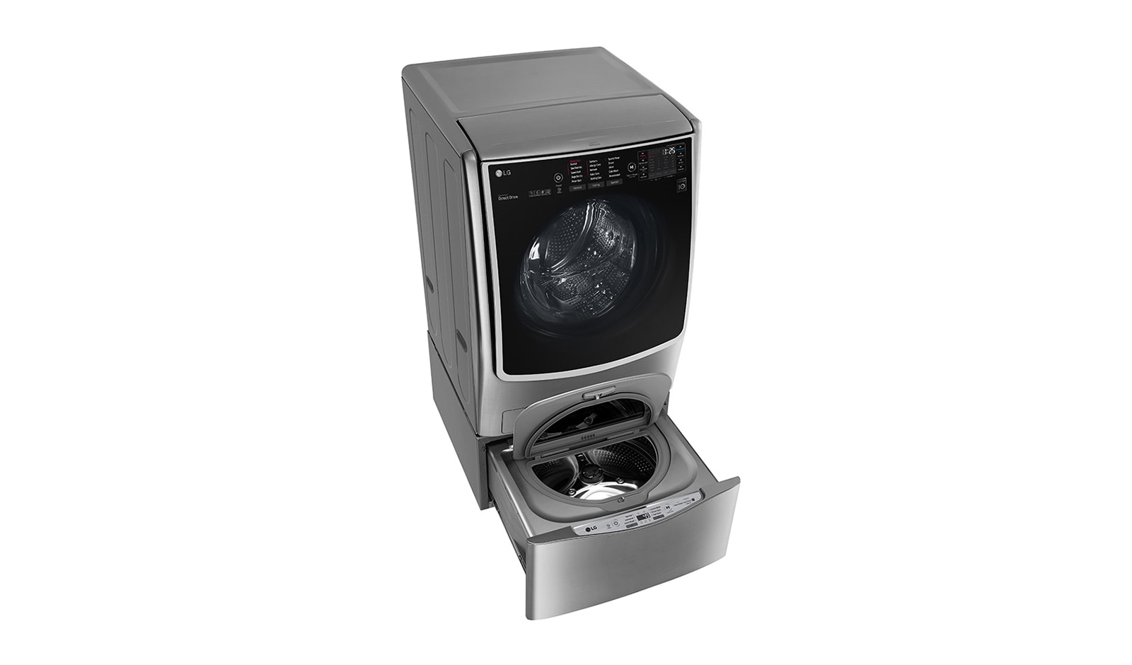 LG 21kg+ 3.5kg Wash Two Load with LG TWINWash™ Washing Machine, FT025C9SS