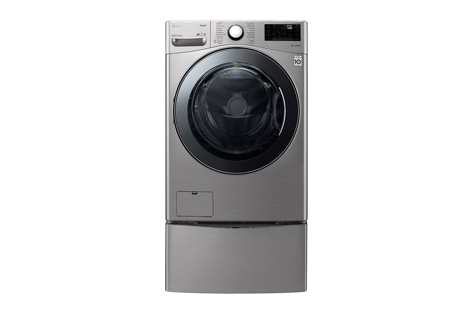 LG  20kg+ 3.5kg Wash Two Load with LG TWINWash™ Washing Machine, FT025V2SS