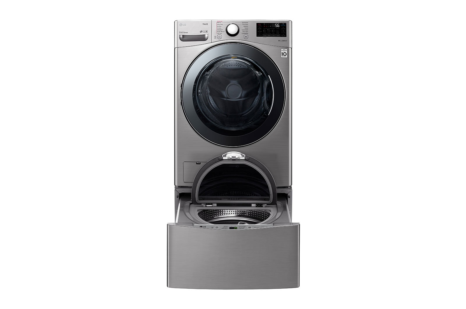 LG  20kg+ 3.5kg Wash Two Load with LG TWINWash™ Washing Machine, FT025V2SS