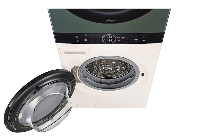 LG 13/10kg Objet WashTower™ All-In-One Stacked Washer Dryer, FWT1310BGP