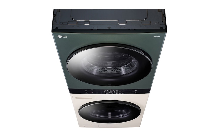 LG 13/10kg Objet WashTower™ All-In-One Stacked Washer Dryer, FWT1310BGP